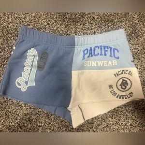 Patchwork Pacsun sweat shorts